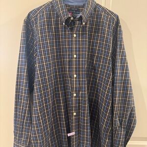 Chaps Men's Multicolor Plaid Button Down Shirt